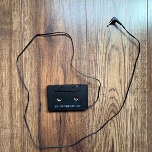 Dynex Black Cassette Adapter